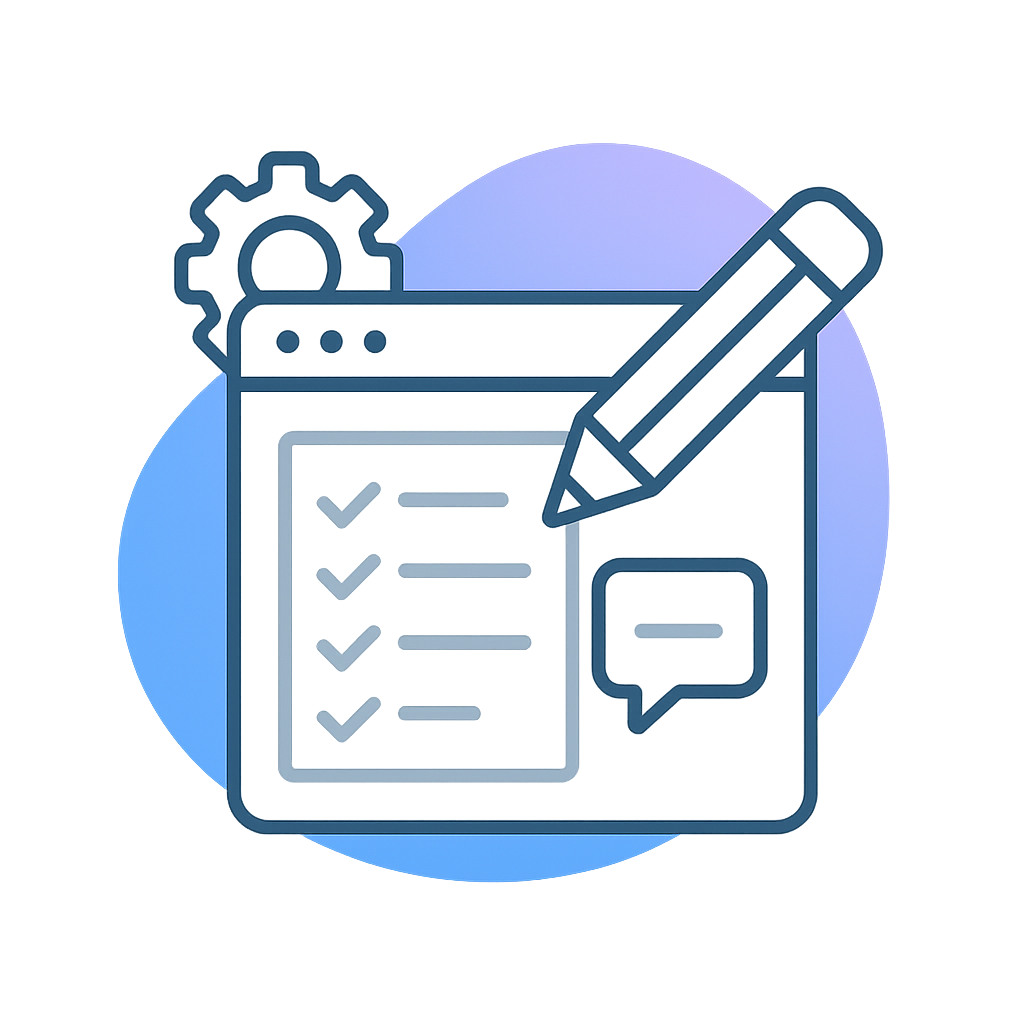 Building icon representing website construction